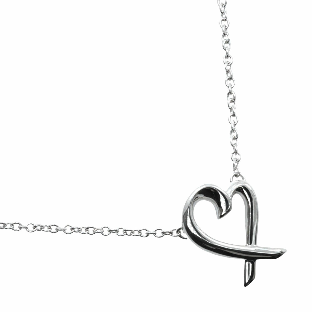 Tiffany Co Loving Heart Necklace Paloma Picasso Sterling Silver